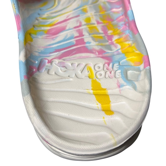 Hoka One One x FP Movement Ora Recovery Slides Sandals psychedelic Men's Size 11 - Picture 10 of 13